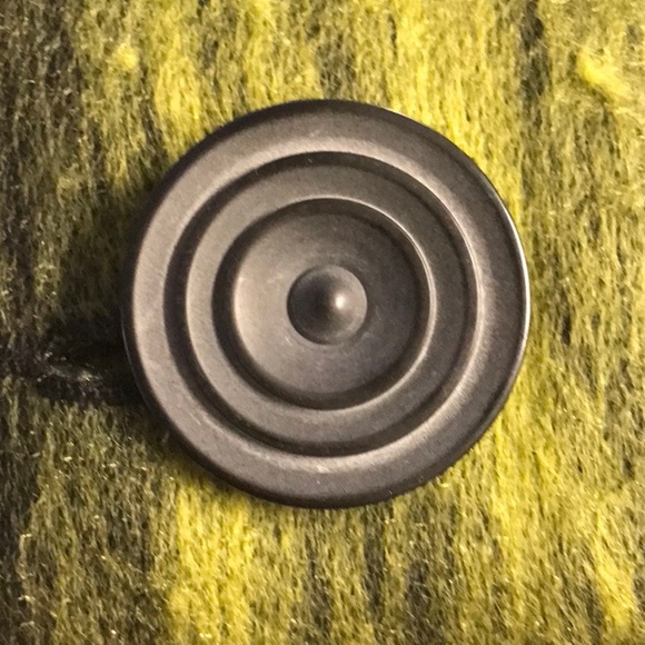 Linea Domani jacket blaszer fuzzy Wool blend lined front buttons Large - Picture 10 of 11